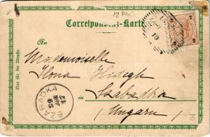 1899 (Vorläufer) Karlovy Vary, Karlsbad; litho (EB)