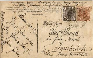 1906 SMS HABSBURG az Osztrák-Magyar Haditengerészet Habsburg-osztályú pre-dreadnought csatahajó matr...