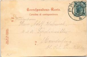 1903 SMS ÁRPÁD az Osztrák-Magyar Haditengerészet Habsburg-osztályú csatahajója / K.u.k. Kriegsmarine...
