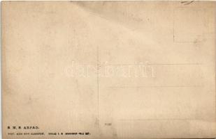 SMS ÁRPÁD az Osztrák-Magyar Haditengerészet Habsburg-osztályú csatahajója / K.u.k. Kriegsmarine / Au...