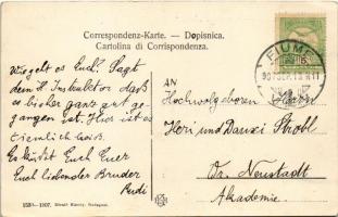 1907 SMS ÁRPÁD az Osztrák-Magyar Haditengerészet Habsburg-osztályú csatahajója. Divald Károly Budape...