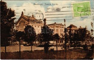 Bucharest, Bukarest, Bucuresti, Bucuresci; Teatru Lyric / theatre (EK)