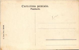 SMS ÁRPÁD az Osztrák-Magyar Haditengerészet Habsburg-osztályú csatahajó matrózai nagymosáskor / K.u....