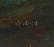 TA v. TH jelzéssel: Tanya. Olaj, farost. Dekoratív fakeretben, 50x70 cm