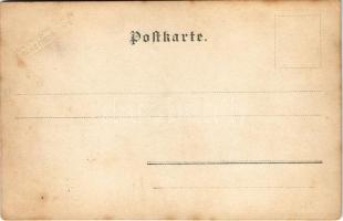 ~1900 Mali Losinj, Lussinpiccolo; Három osztrák-magyar haditengerészeti Monarch-osztályú partvédő pá...