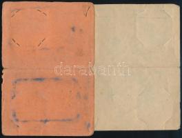 1944 Bp., Polefkó Béla játékkészítő fényképes munkaszolgálatos igazolványa, M. kir. I/1. sz. honi ép...