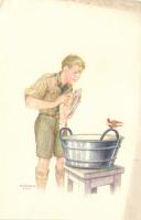 Scouts washing up s: Márton L. (EK)