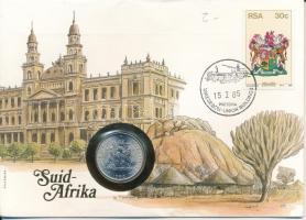 Dél-Afrika 1984. 50c Ni felbélyegzett borítékban, alkalmi bélyegzéssel T:UNC South Africa 1984. 50 Cents Ni in envelope with stamp and cancellation C:UNC