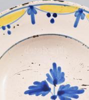 Tál. Felvidék, cca 19. sz. első fele - közepe, kopással, d: 21 cm