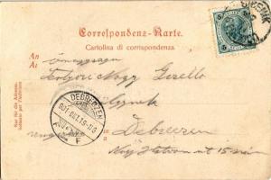 1901 SMS WIEN Osztrák-Magyar Haditengerészet Monarch-osztályú partvédő csatahajója / K.u.k. Kriegsma...