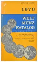 Günter Schön: Welt Münzkatalog, XX. Jahrhundert, 7. Auflage, 1976. XX. századi világ pénzei katalógus, 7. kiadás, 1976, használt állapotbam