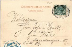 1900 SMS BUDAPEST Osztrák-Magyar Haditengerészet Monarch-osztályú partvédő csatahajó / K.u.K. Kriegs...