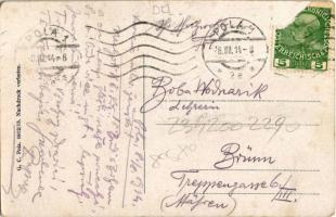 1914 SMS BUDAPEST Osztrák-Magyar Haditengerészet Monarch-osztályú partvédő csatahajó matrózai a fedé...