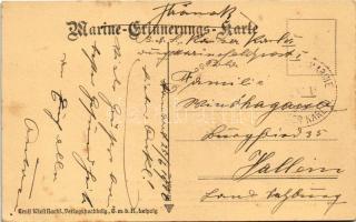 1916 SMS BUDAPEST Osztrák-Magyar Haditengerészet Monarch-osztályú partvédő csatahajó / K.u.K. Kriegs...