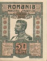 Románia/Pénzügyminisztérium 1917. 50B T:I