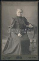 cca 1910 Rákospalota-Újfalu, Faragó fényképész műtermében készült, keményhátú, vintage fotó, ezüst zselatinos fotópapíron, 16,3x10,5 cm