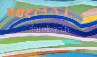 Kozma István (1937-2020): Nagybányai akt, 1996. Olaj, vászon, jelezve balra lent, hátoldalán a művés...