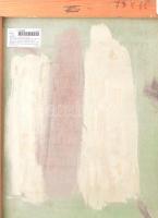 Kozma István (1937-2020): Nagybányai akt, 1996. Olaj, vászon, jelezve balra lent, hátoldalán a művés...