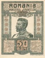 Románia/Pénzügyminisztérium 1917. 50B T:I
