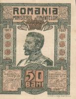 Románia/Pénzügyminisztérium 1917. 50B T:I