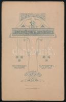 cca 1925 Szentes, Hegedűs Vilmos utóda fényképészeti műtermében készült, keményhátú vintage fotó, ez...