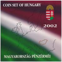 2002. 1Ft-100Ft (7xklf) + 100Ft Kossuth forgalmi sor szettben T:BU belső tok ragasztása elengedett Adamo FO35