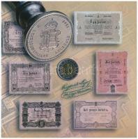 2002. 1Ft-100Ft (7xklf) + 100Ft "Kossuth" forgalmi sor szettben T:BU belső tok ragasztása ...