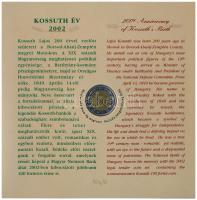 2002. 1Ft-100Ft (7xklf) + 100Ft "Kossuth" forgalmi sor szettben T:BU belső tok ragasztása ...