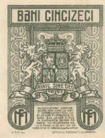 Románia/Pénzügyminisztérium 1917. 50B (2x) T:II