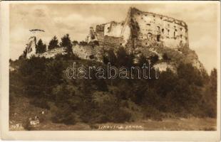 1925 Likavka, Likava (Rózsahegy, Ruzomberok); várrom / Likavsky zámok / castle ruins (EK)