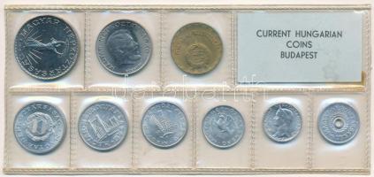 1972. 2f-10Ft (9xklf) érmés forgalmi sor fóliatokban T:UNC patina Adamo FO5