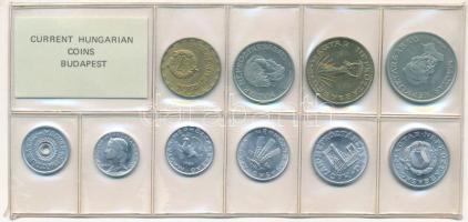 1984. 2f-20Ft (10xklf) érmés forgalmi sor fóliatokban T:UNC patina Adamo FO17