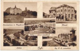 1936 Győr - 5 db régi képeslap vegyes minőségben (Barasits)