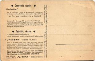 Te is iszol Kufeket? Csecsemő tápszer reklám / Infant formula advertisement postcard (EB)