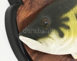 Elemes éneklő és mozgó hal falidísz.23x33 cm