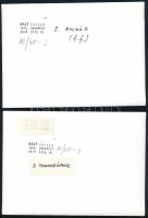 cca 1977 Nagy Csilla: ,,Arcmás" és ,,Monokrómok" című, vintage fotóművészeti alkotásai, fe...