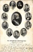 1901 Zur siebzigjährigen Geburtstags-Feier / Emléklap Ferenc József 70. születésnapja alkalmából / 70th birthday of Franz Joseph (EK)