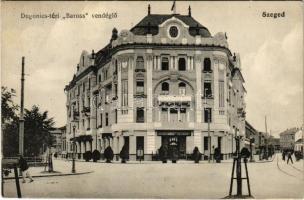 1913 Szeged, Dugonics téri Baross vendéglő, sörcsarnok és étterem. Grünwald Hermann kiadása (EK)