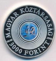 2000. 3000Ft Ag "Gábor Dénes" kapszulában T:PP Adamo EM166