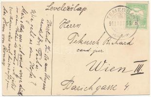 1911 Ötvény, Utvin (Temes); Szent-Mária-Liget (Szentmárialiget), Kovács kúria, kastély (a későbbi tu...