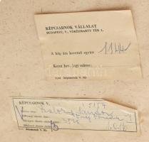 Szalóky Sándor (1921-1978): Öreg Óbuda, 1972. Akvarell, papír, jelezve jobbra lent, hátoldalán Képcs...