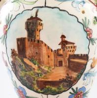 Ceramica Titano váza, jelzett, kis kopással, m: 34,5 cm