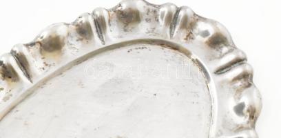 Ezüst (Ag) kínáló, jelzett, nettó: 333g