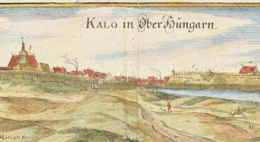 [Nagykálló várának és környékének színezett rézmetszetű képe] Kalo in Ober-Hungarn.Grundtriß der Vös...