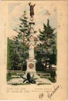 1900 Pola, Pula; Maximilian denkmal / Monumento a Massimiliano / monument. M. Clapis. Phot. C. Sintich & Co.