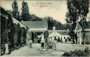 1911 Pöstyén, Piestany; Régi fürdő / spa, old baths (fl)