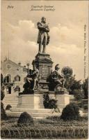 Pola, Pula; Tegetthoff Denkmal. K.u.k. Keriegsmarine / Monument. Photo. Atelier Flora, Dep. G. Costalunga (fl)