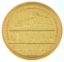 DN "Magyar Aranyóriások - 24 aranydukát Wesselényi István halálának emlékére, 1734" aranyozott Cu utánveret kapszulában (46mm) T:PP