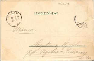 1900 Pöstyén, Piestany; Ferenc József fürdő, belső, Ferencz villa infanteristája / spa, bath, interi...