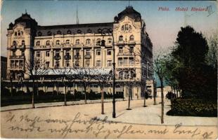 1911 Pola, Pula; Hotel Riviera (kopott sarkak / worn corners)